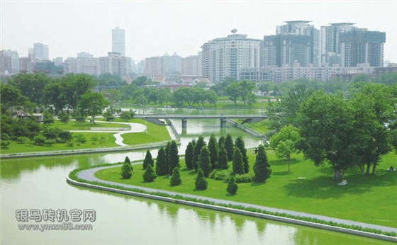 滲水磚制磚機設備-海綿城市