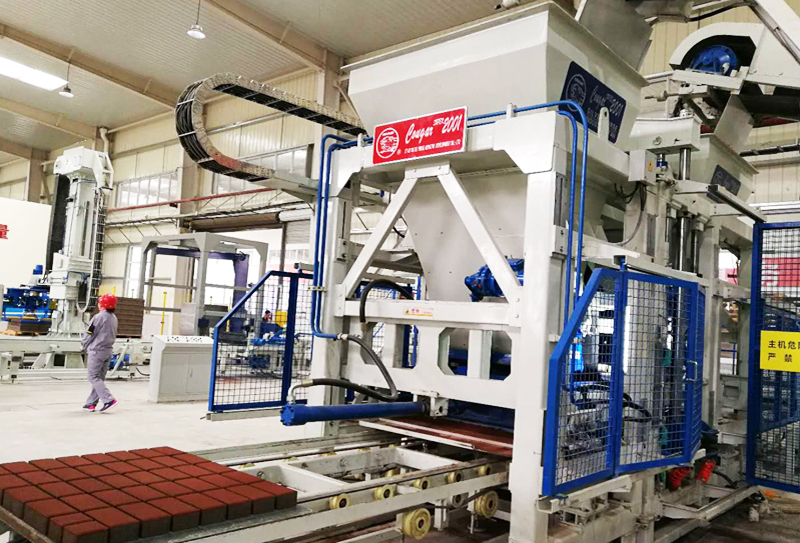 全自動(dòng)建筑垃圾制磚機(jī)