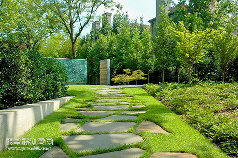 景觀磚制磚機制品應用展示