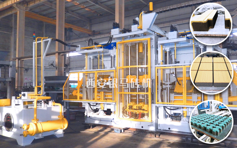 免燒透水磚設(shè)備：讓制品具有高保真、高強(qiáng)度，高密實度